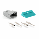 AT04-12PA-KIT01 - 12 Pin Receptacle, Wedge and Contacts Kit, A Series, AT