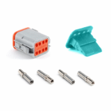 AT06-08SA-KIT01 - 8 Socket Plug, Wedge and Contacts Kit