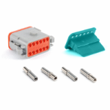 AT06-12SA-KIT01 - 12 Socket Plug, Wedge and Contacts Kit