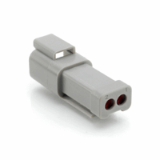 AT04-2P-SR01XXX - Receptacle, 2 Pin, AT Series, Strain Relief End Cap