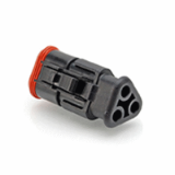 AT06-3S-SR02XXX - 3-Way Plug Female Connector with .053-.120 Reduced Seal