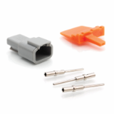 ATM06-4S-KIT01 - 4 Socket Plug, Wedge and Contacts Kit