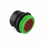AHDP04-24-19 - Receptacle, 24-19 Pos, Socket/Pin Contact, Standard/Reduced Seal, AHDP Series
