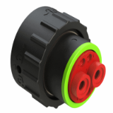 AHDP06-18-06-SRA - Plug, Size 18, 6 Positions, Pin/Socket, Wide thread