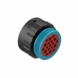 AHDP06-24-19 - Plug, 24-19 Pos, Pin/Socket Contact, Standard Dia. Seal, AHDP Series