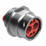 AHDM04-18-06 - DuraMate, Plug, Size 18, 6 Pin/Socket, Normal seal, Wide THD adapter