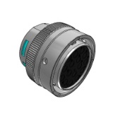 AHDM06-24-16SR - Plug, shell size 24, 16 positions, socket, reduced diameter seal, wide thread. Comparable to PN# HD36-24-16SE-059