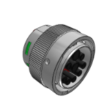 AHDM06-24-91SN - DURAMATE, 9 Position ISOBUS Plug, Size 24, Socket Contacts, Normal Diameter Seal,  Wide Thread Adapter (WTA). Comparable to PN# HDB36-24-91SN